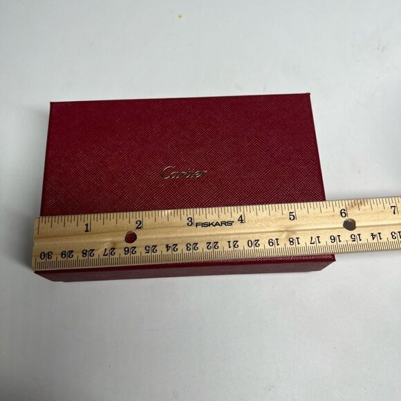Cartier Box with Dust Bag Sleeve (Empty) 5,5”x3,5”x2” - Picture 4 of 6